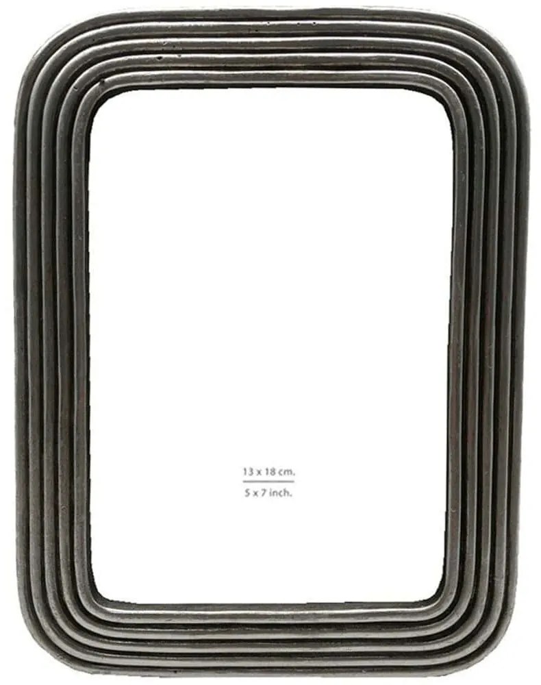 Κορνίζα Edan 031143 13x18cm Silver Γυαλί,Polyresin