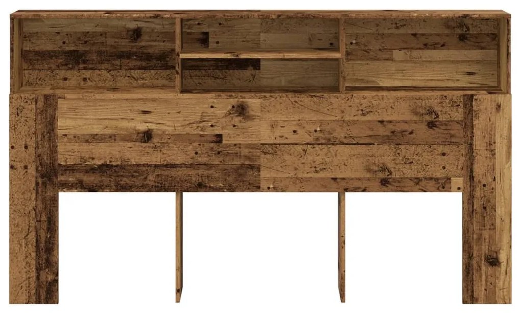 Ντουλάπι κεφαλάρι Παλιό ξύλο 180x19x103,5 cm Ξύλο μηχανής 856872