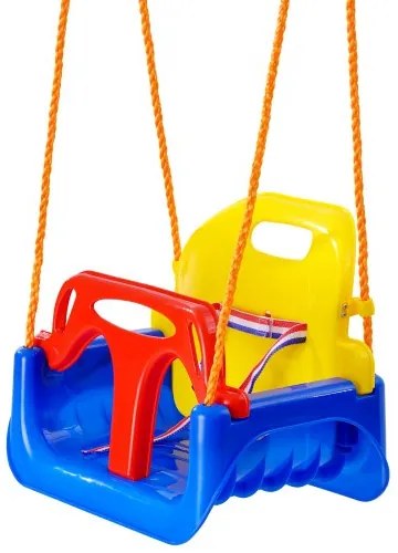 VEVOR 3-in-1 Toddler Swing Seat Baby Swing Seat with Adjustable Ropes Snap Hooks