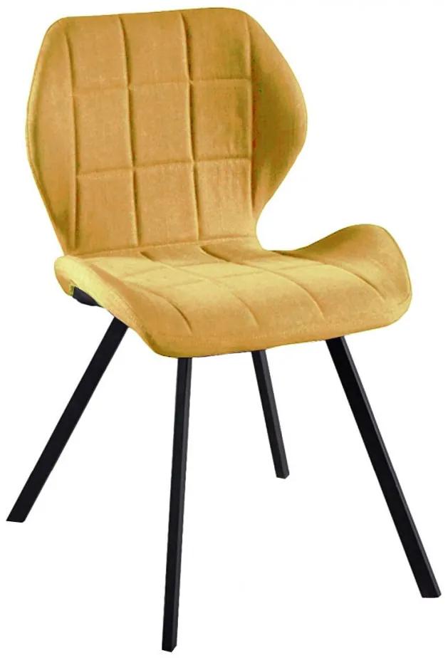 15172 ELM καρέκλα μεταλλική Σε πολλούς χρωματισμούς 59x48x79.5cm Μέταλλο-ύφασμα
