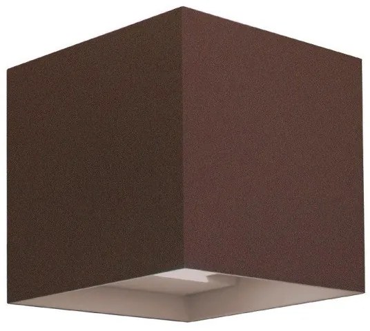 Απλίκα Φωτιστικό Τοίχου Led Marbella Big Squared H12 Φ12 Bot Lighting-MARBELLA20CQK-Καφέ MARBELLA20CQK