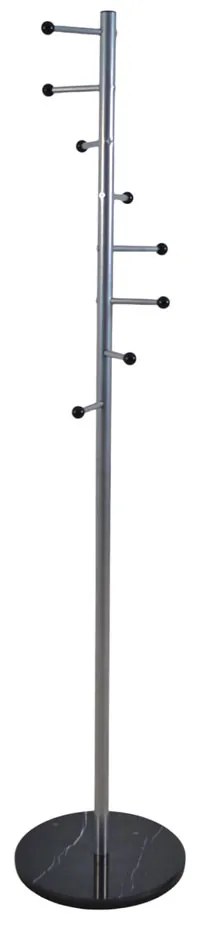 Καλογέρος Ασημί Μέταλλο/Μάρμαρο 170cm ANKOR
