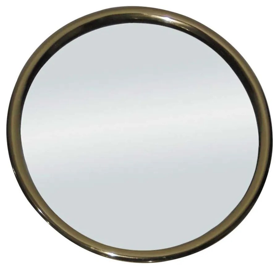 Καθρέπτης Τοίχου Liscio 11-0388 46x46x3cm Gold Aluminium, Glass