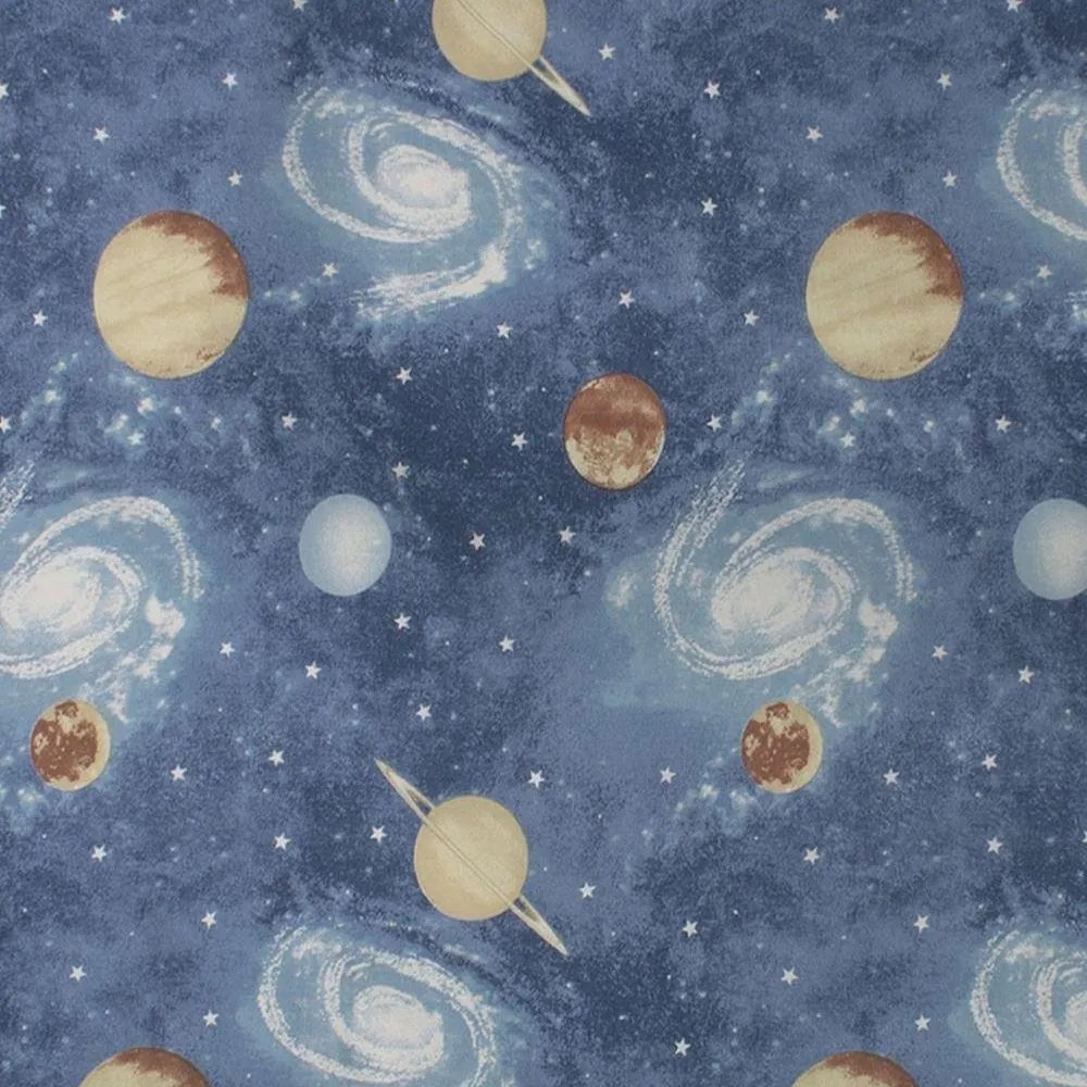Πάνα Χασέ Milky Way 185 Blue DimCol 80x80cm 100% Βαμβάκι