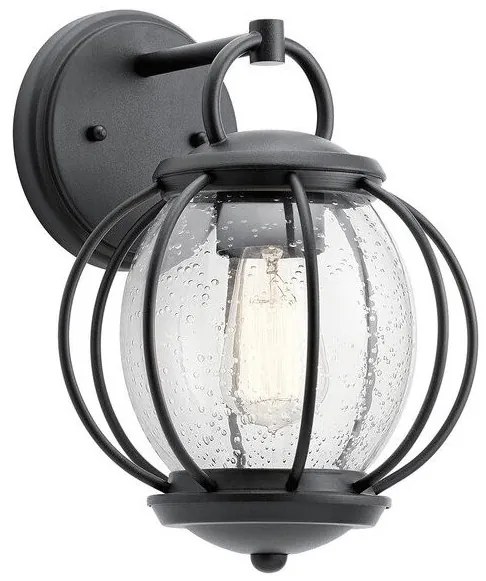 Απλίκα Φωτιστικό Τοίχου 1xE27 Μαύρο IP44 Vandalia KL-VANDALIA2-S Elstead Lighting-KL-VANDALIA2-S-Μαύρο KL-VANDALIA2-S