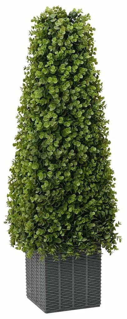 vidaXL Πύργος Ευκαλύπτου από Χόρτο Πράσινο 27 x 27 x 90 εκ Πλαστικό