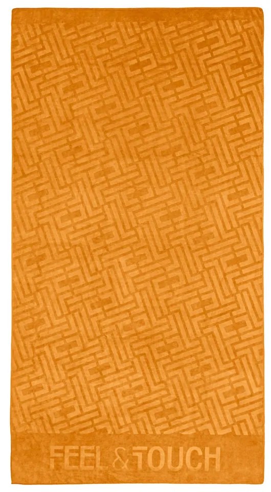 Πετσέτα Θαλάσσης (90x170) Feel &amp; Touch Icon Curry