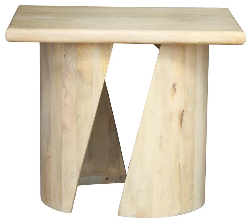 SPIRAL SIDE TABLE ΦΥΣΙΚΟ 62,5x45xH52,5cm - 04-1071