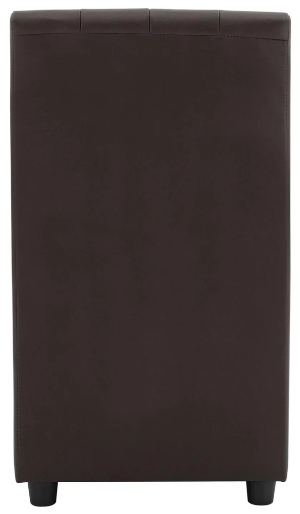 Πολυθρόνα LANDON C3162.03 με PU Καφέ 51x66x93Υ εκ. 51x66x93 εκ.