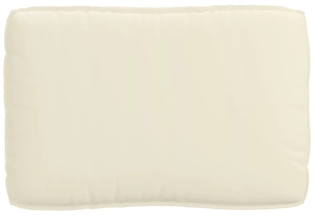 vidaXL Μαξιλάρι Παλέτας για Καθίσματα Κρεμ 120x80x12 εκ. Υφάσματος Oxford
