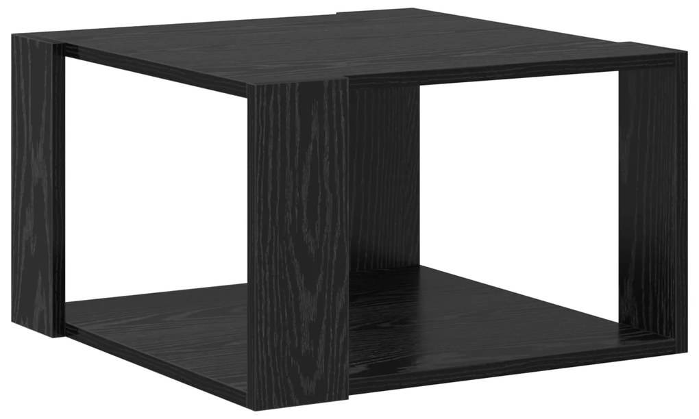vidaXL Τραπεζάκι Καφέ Μαύρου Δρυός 51,5x51,5x30 εκ. Ξύλο