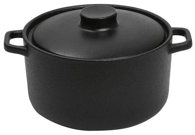 LAVA ΚΑΤΣΑΡΟΛΑ STONEWARE ΜΑΥΡΗ 22χ17χ10ΕΚ. - ESPIEL - NOL102