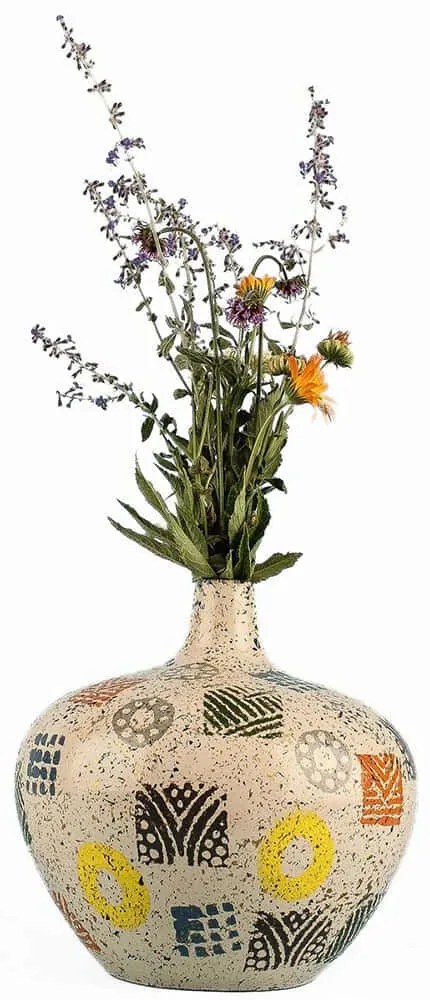 Βάζο 697ELD1204 Φ19x18,5cm Multi Aberto Design Ceramic