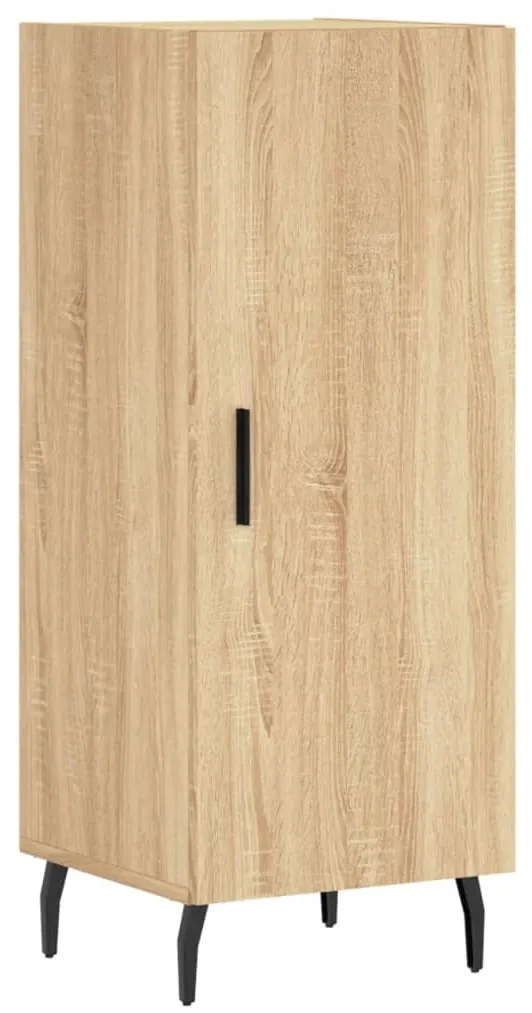 vidaXL Μπουφές Sonoma δρυς 34,5 x 34 x 180 εκ. από Επεξεργασμένο Ξύλο