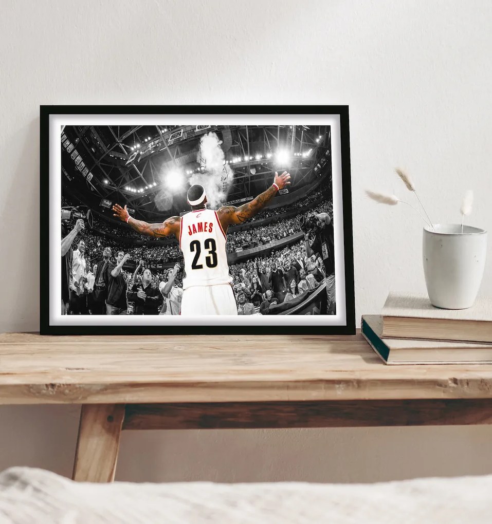 Πόστερ &amp; Κάδρο Lebron James Cavaliers SNK216 21x30cm Εκτύπωση Πόστερ (χωρίς κάδρο)