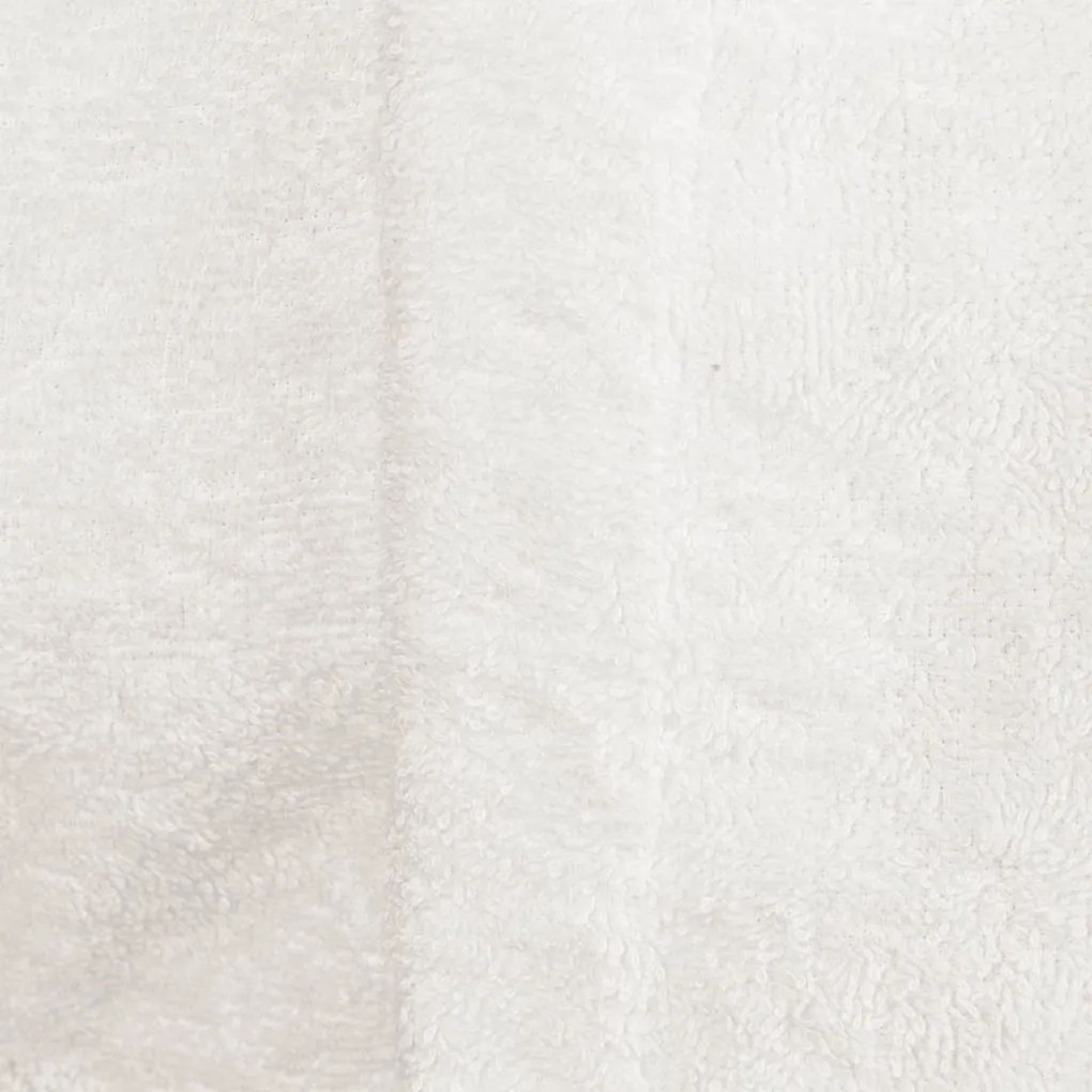 vidaXL Μπουρνούζι KINN Λευκό XXXL Βαμβάκι