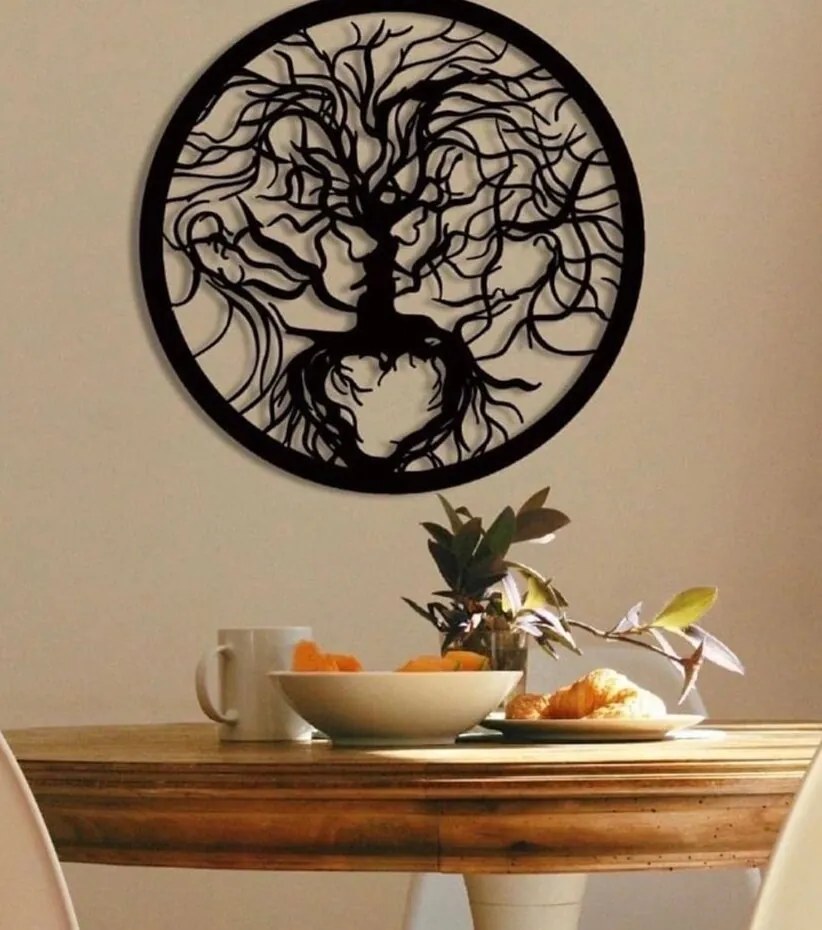 Intra απο ξύλο plywood 3mm-4mm πάχος – ξύλο μεταλλικού τοίχου Tree Of Life 10x10 cm INTRAVECTRY-MY556537