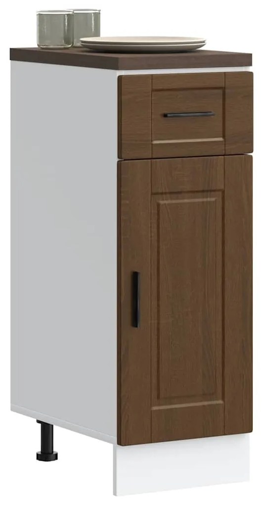 ντουλάπι βάσης κουζίνας Porto Καφέ Δρυς κατασκευασμένο ξύλο