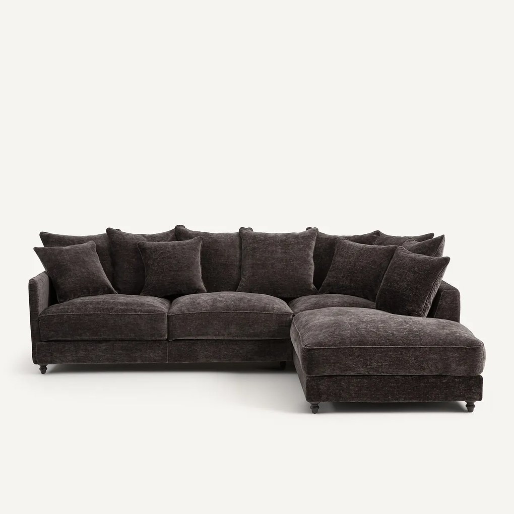 Γωνιακός καναπές-κρεβάτι από ανακυκλωμένο πολυεστέρα, Lazare