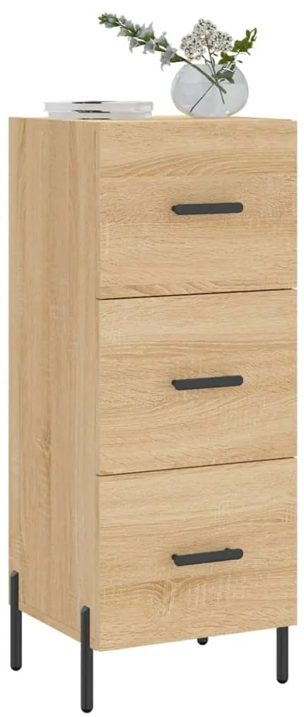 vidaXL Ντουλάπι Sonoma Δρυς 34,5x34x90 εκ. από Επεξεργασμένο Ξύλο