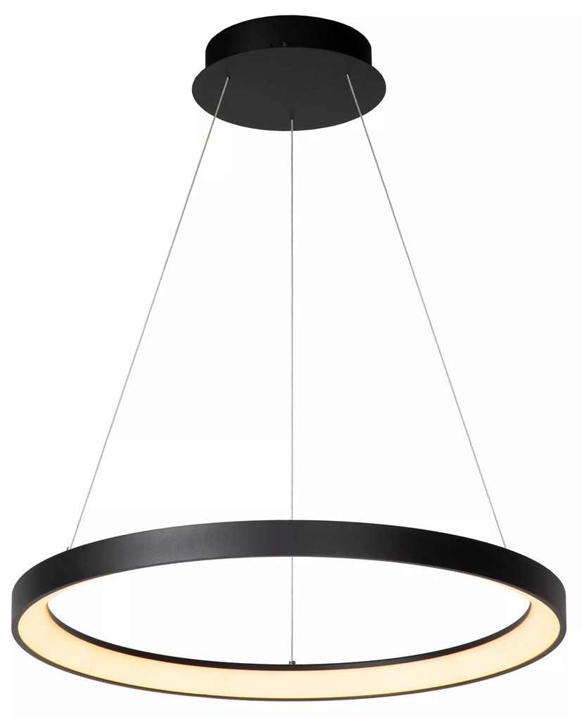 Φωτιστικό Κρεμαστό Lucide 46403-48-30 VIDAL Μαύρο Ματ (Black Mat)|Λευκό (White) 2700 K