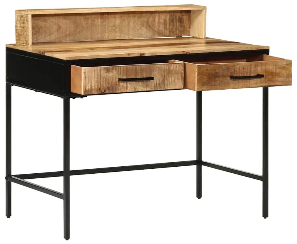 vidaXL Τραπέζι κονσόλας με συρτάρι Καφέ 100 x 55 x 89.5 εκ.