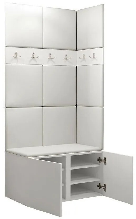 Σετ διαδρόμου Hartford 264, 186x84x46cm, 27 kg, Artisan δρυς, Ταπισερί, Πλαστικοποιημένη μοριοσανίδα, Τοίχου, Εντοιχισμένη | Epipla1.gr
