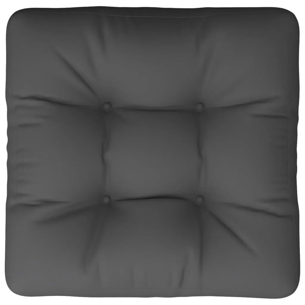 vidaXL Μαξιλάρι Παλέτας Ανθρακί 60 x 60 x 12 εκ. Υφασμάτινο