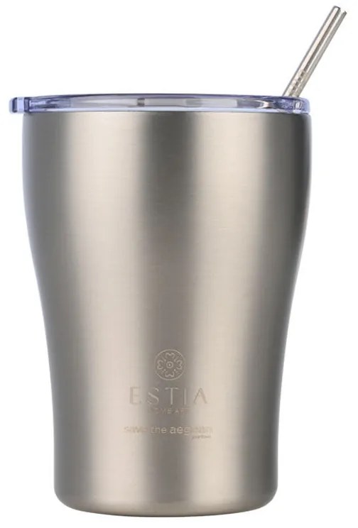 ESTIA ΘΕΡΜΟΣ COFFEE MUG SAVE THE AEGEAN 350ml STEEL FLOW