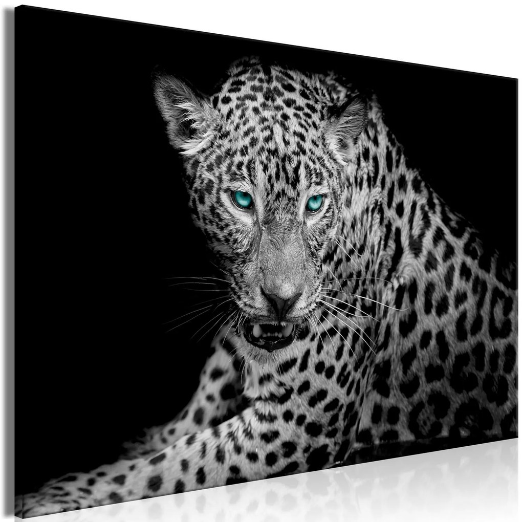 Πίνακας - Leopard Portrait (1 Part) Wide 90x60