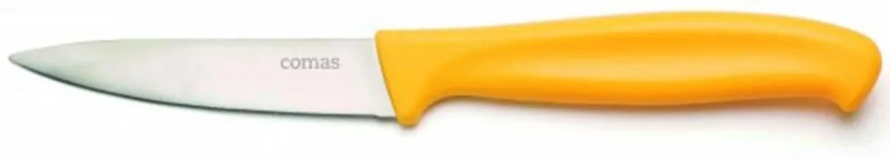 Μαχαίρι Φρούτου Πριονωτό CO07538000 8cm Από Ανοξείδωτο Ατσάλι Silver-Yellow Comas Stainless Steel
