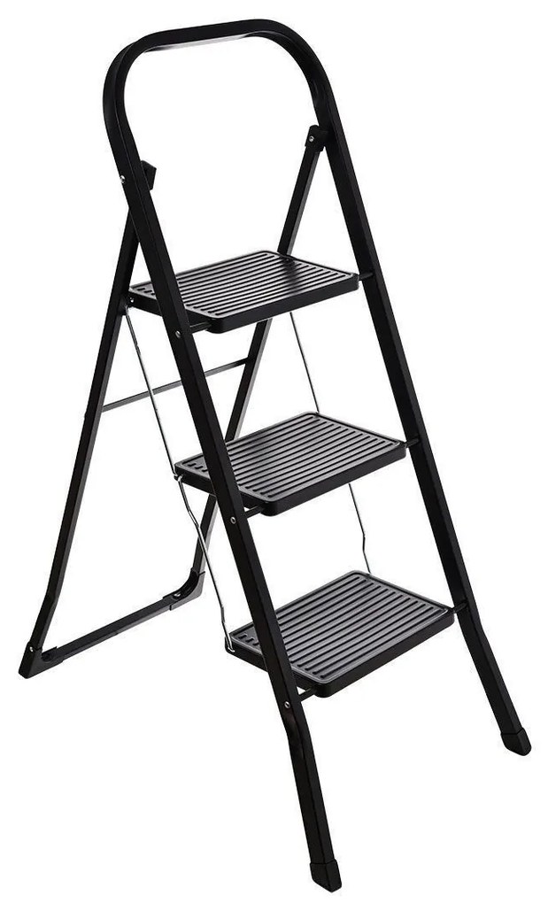 ESTIA ΣΚΑΛΟΣΚΑΜΠΟ NEO BLACK ΜΕ 3 ΣΚΑΛΙΑ 46x71x105cm