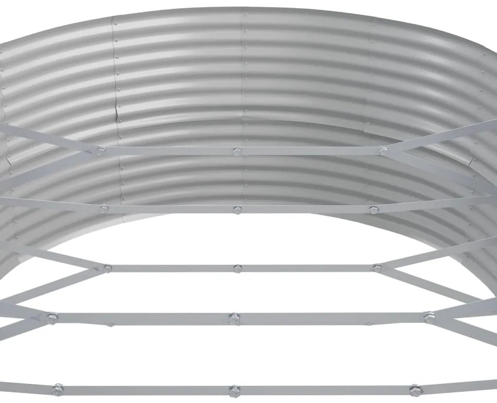 vidaXL Ζαρντινιέρα Ανθρακί 544x100x36εκ Ατσάλι με Ηλεκτρ. Βαφή Πούδρας
