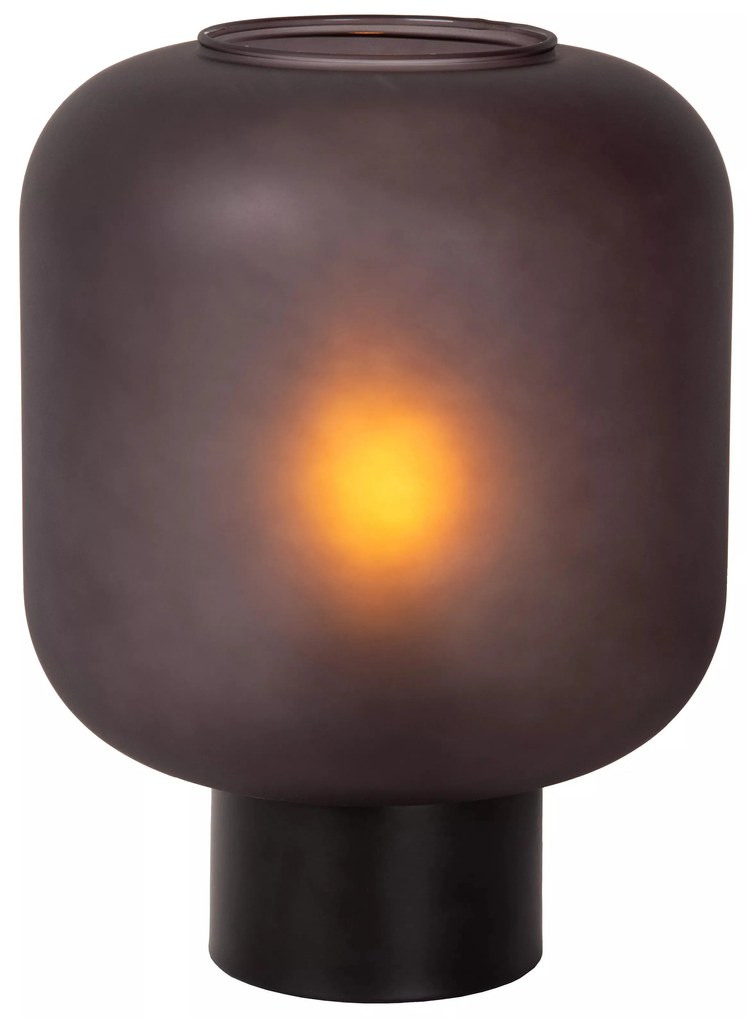 Φωτιστικό Επιτραπέζιο Lucide 45505-01-30 ELOISE Μαύρο Ματ (Black Mat)|Ανθρακί (Anthracite)