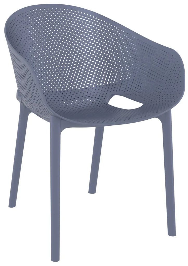Siesta   Sky Pro* Armchair Dark Grey  metax-01-00-2530 διάστ.60.0000 x 54.0000 x 81.0000
