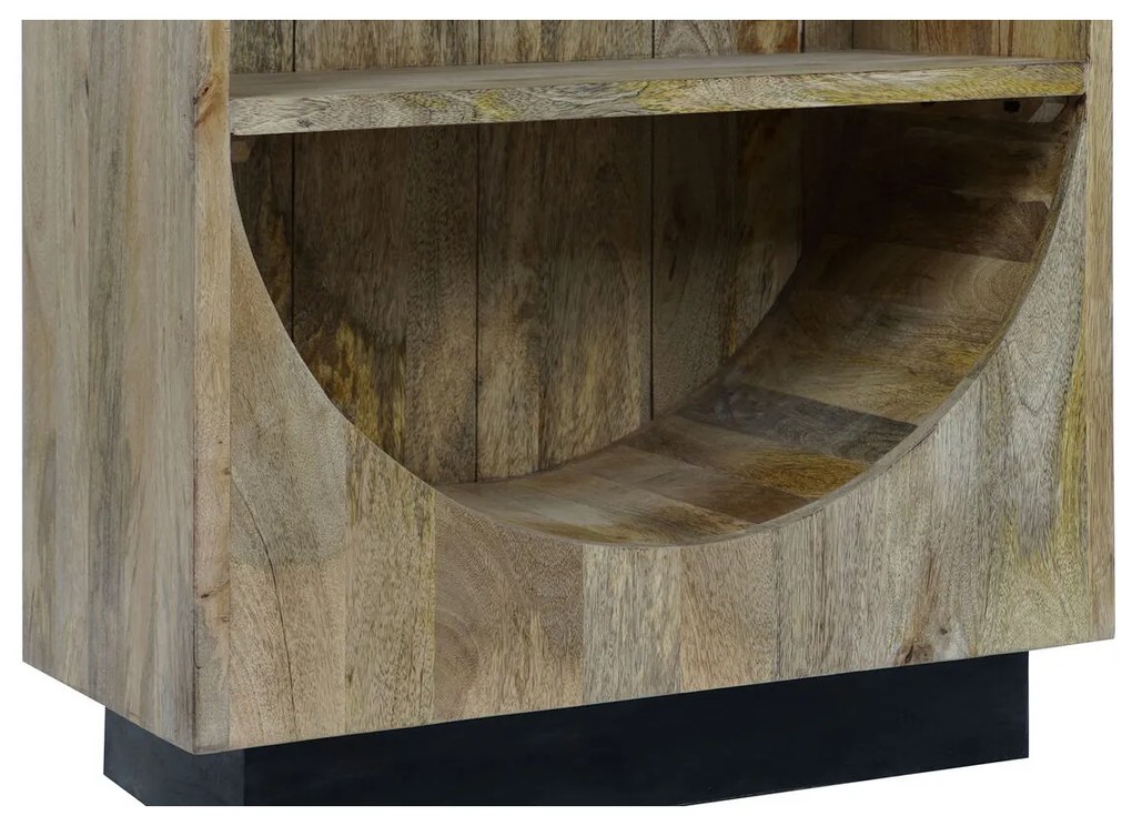 Σκευοθήκη DKD Home Decor Μαύρο Φυσικό Ξύλο από Μάνγκο 70 x 35 x 185 cm 70 x 35 x 184 cm