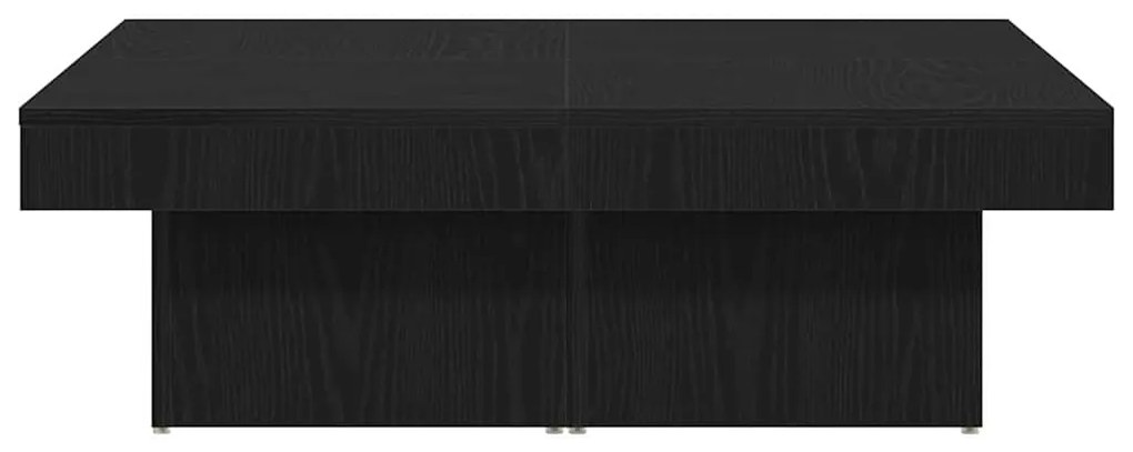 vidaXL Τραπεζάκι σαλονιού Μαύρη δρυς 90 x 90 x 28 cm