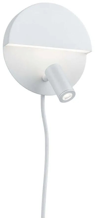 Φωτιστικό Τοίχου-Απλίκα Led Mario 600Lm, 200Lm 16cm White Mat-White 222370231 Trio Lighting Metal,Acrylic