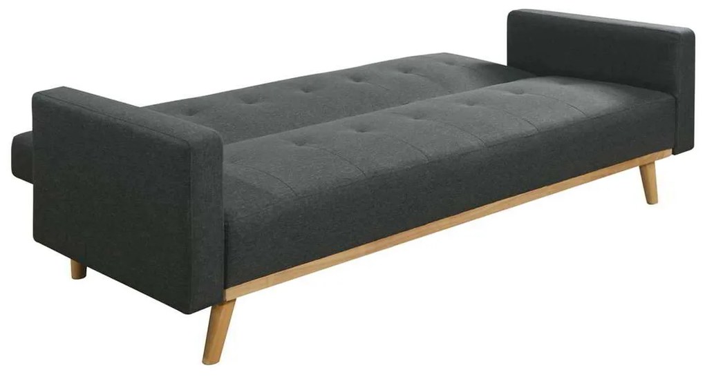 Καναπές Κρεβάτι CARLOS Ύφασμα Σκ.Γκρι 200x88x83cm Bed:180x109x40cm