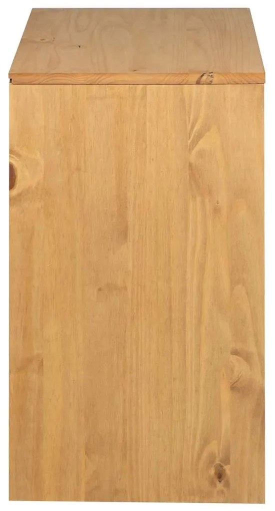 vidaXL Ντουλάπι SAUDA Δρυς 80x43x75,5 εκ. από Μασίφ Ξύλο Πεύκου