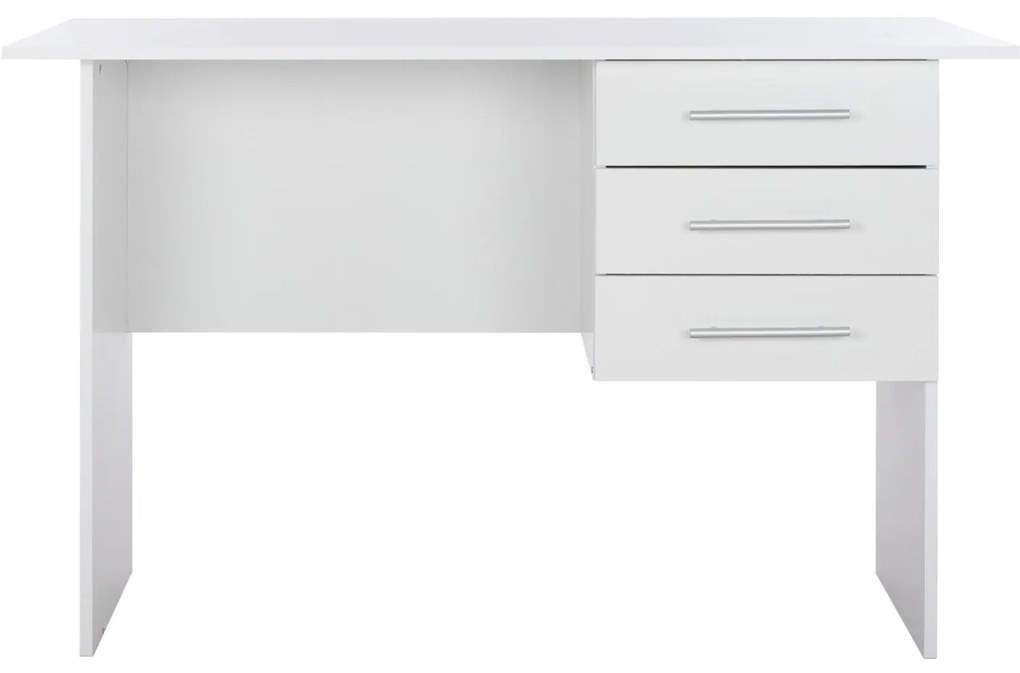 Γραφείο Ensley με 3 συρτάρια C2029.05 Λευκό 120x60x76 εκ. 120x60x76 εκ.