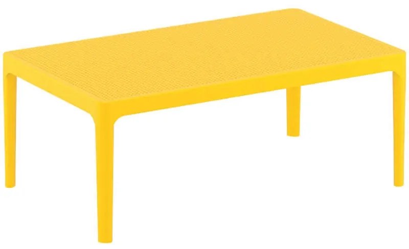 SKY YELLOW 100Χ60Χ40εκ. ΤΡΑΠΕΖΙ ΠΟΛ/ΝΙΟΥ - (100X60X40εκ.), Χρώμα: ΚΙΤΡΙΝΟ - SIESTA