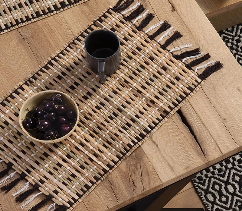 Σουπλά Straw Natural/Black 33x48 Nef-Nef Homeware