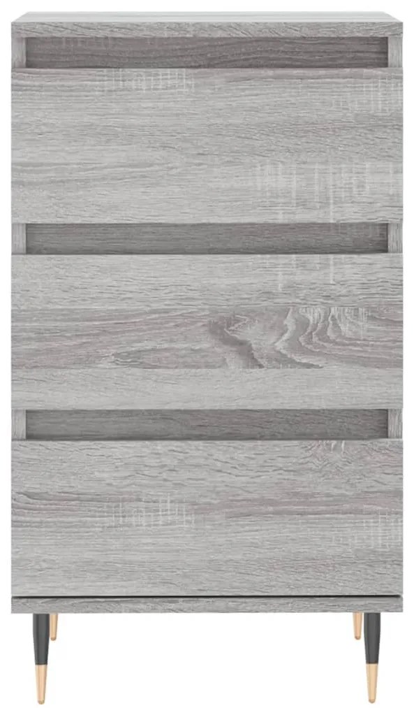 vidaXL Συρταριέρα Γκρι Sonoma 40 x 35 x 70 εκ. από Επεξεργασμένο Ξύλο
