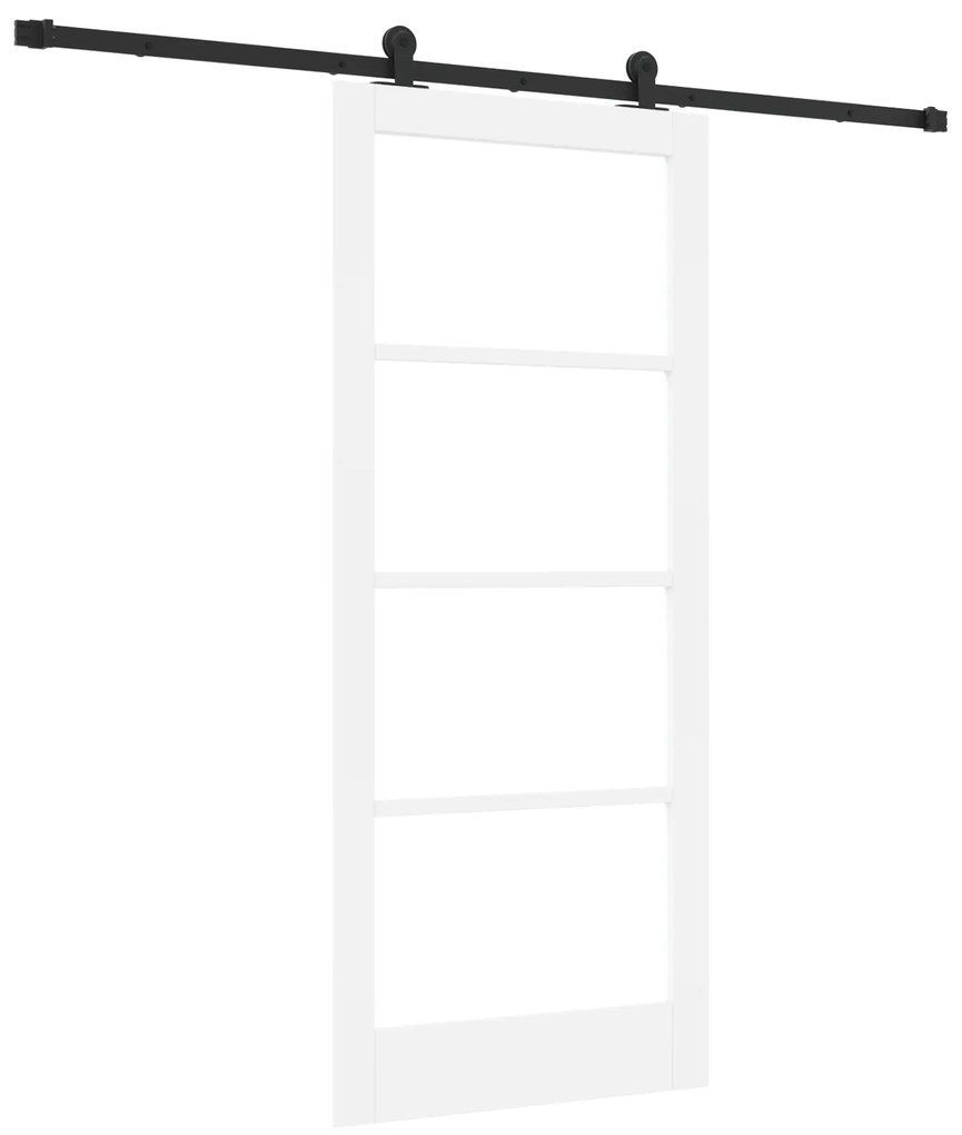 vidaXL Συρόμενη Πόρτα με Σετ Υλικών 'ORKDAL' Λευκή 86x198.5 εκ.