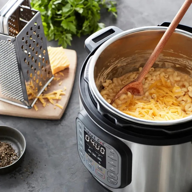 Πολυμάγειρας  Instant Pot Duo 8 113006101, 1200W, 7,6 l, 13 προγράμματα, Για 8-12 μερίδες, Λειτουργία ρύθμισης και λήξεως, Ασημί