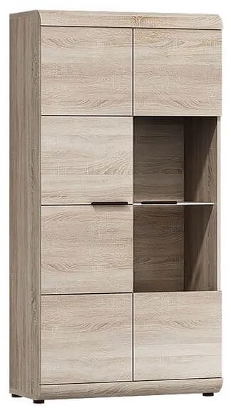 MATIS Βιτρίνα χαμηλή Δρυς Link 80x158εκ MatisLM153300493