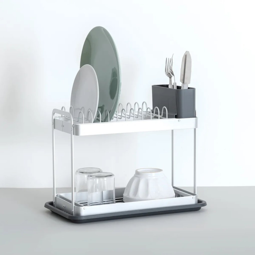 Στραγγιστήρι Πιάτων Διώροφο (42x23.2x35) F-V Dish Rack 190023