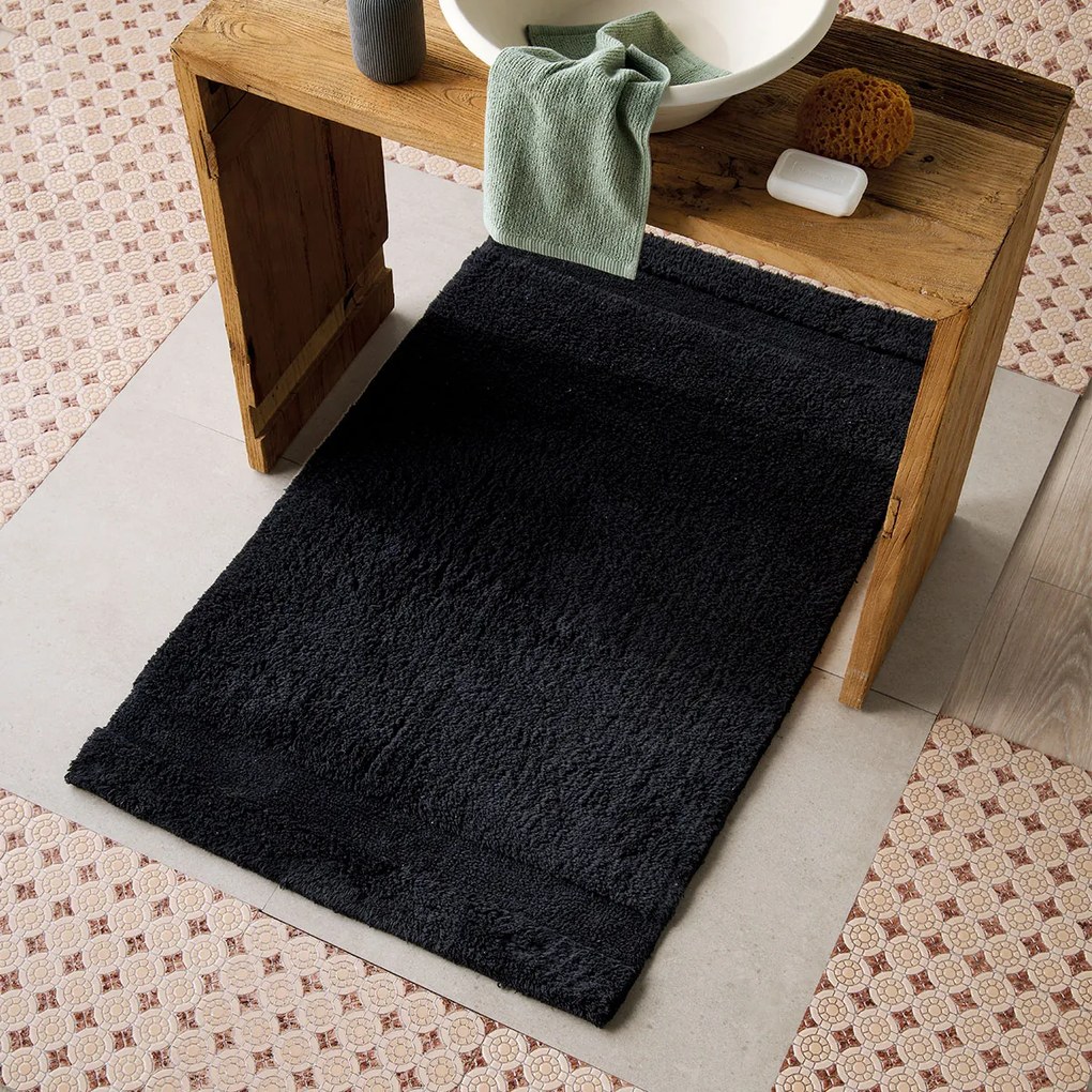 Πατάκι Μπάνιου (50x60) Kentia Loft Pierce 30 Black