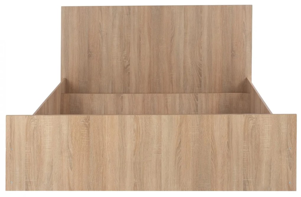 Κρεβάτι ADLER Διπλό Sonoma Oak 160x200 εκ. 170x205x95 εκ.